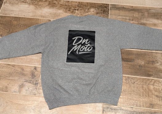 Crew Neck Dark Gray Sweatshirt